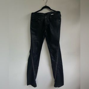 Rick Owens Banana Cut Waxed Denim